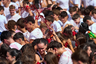 Fotos del cohete de fiestas de Tafalla 2026