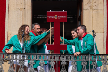 Fotos del cohete de fiestas de Tafalla 2026