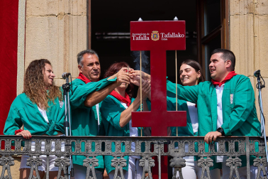 Fotos del cohete de fiestas de Tafalla 2026