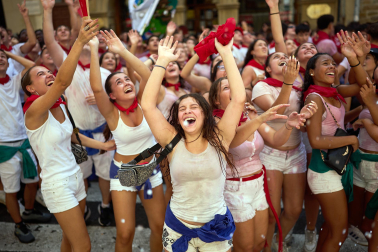 Fotos del cohete de fiestas de Tafalla 2026