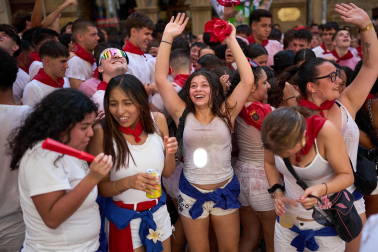 Fotos del cohete de fiestas de Tafalla 2026