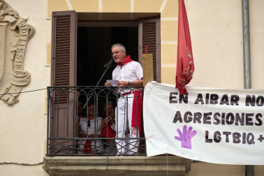 Fotos del inicio de las fiestas en Aibar