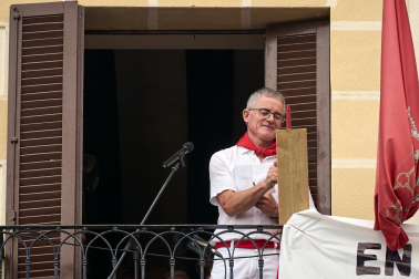 Fotos del inicio de las fiestas en Aibar