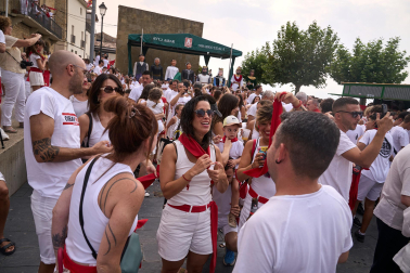 Fotos del inicio de las fiestas en Aibar