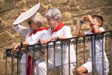 Fotos del inicio de las fiestas en Aibar