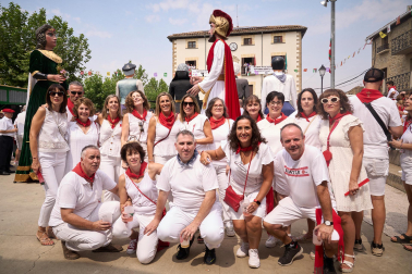 Fotos del inicio de las fiestas en Aibar