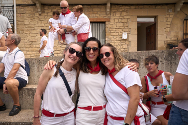 Fotos del inicio de las fiestas en Aibar