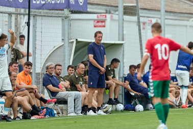 Foto del amistoso entre Osasuna y Arenas de Getxo