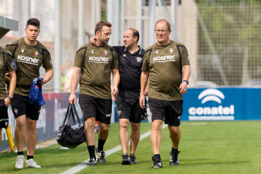 Foto del amistoso entre Osasuna y Arenas de Getxo