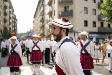 Fotos de la procesión de Burlada en honor a San Juan Bautista