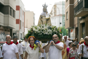 Fotos de la procesión de Burlada en honor a San Juan Bautista