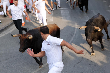 Fotos del segundo encierro de fiestas de Tafalla 2026
