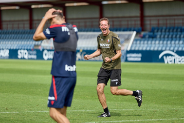 Fotos del entrenamiento de este domingo de Osasuna en Tajonar