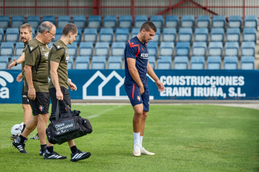 Fotos del entrenamiento de este domingo de Osasuna en Tajonar