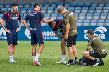 Fotos del entrenamiento de este domingo de Osasuna en Tajonar