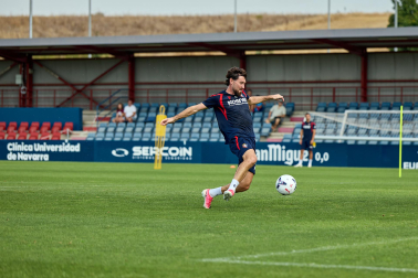 Fotos del entrenamiento de este domingo de Osasuna en Tajonar