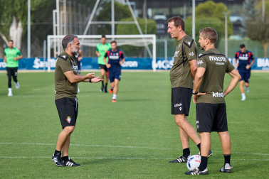 Fotos del entrenamiento de este domingo de Osasuna en Tajonar