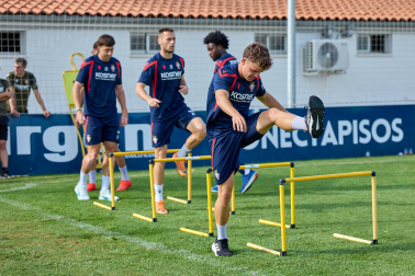 Fotos del entrenamiento de este domingo de Osasuna en Tajonar