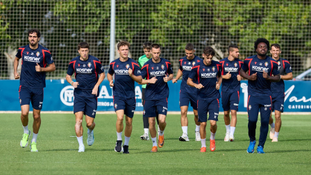 Fotos del entrenamiento de este domingo de Osasuna en Tajonar