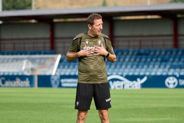 Fotos del entrenamiento de este domingo de Osasuna en Tajonar
