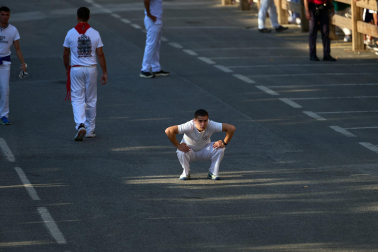 Fotos del tercer encierro de fiestas de Tafalla