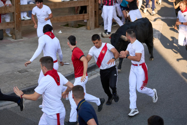 Fotos del tercer encierro de fiestas de Tafalla