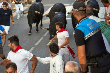 Fotos del tercer encierro de fiestas de Tafalla