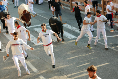 Fotos del tercer encierro de fiestas de Tafalla