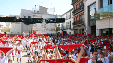 Comienzo de las fiestas patronales de Valtierra