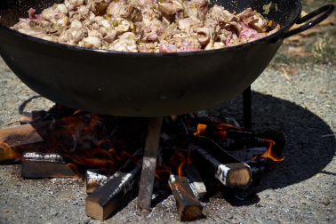 Fotos de los calderetes de fiestas de Burlada