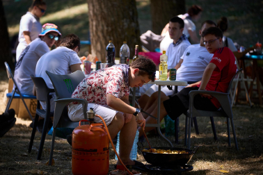 Fotos de los calderetes de fiestas de Burlada