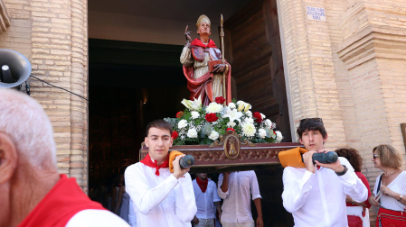Fotos de la procesión de fiestas de Valtierra