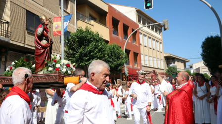 Fotos de la procesión de fiestas de Valtierra