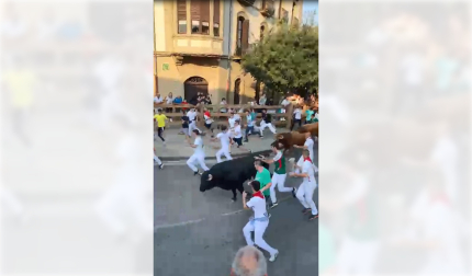 Vídeo del quinto encierro de Tafalla 2026