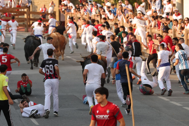 Fotos del quinto encierro de fiestas de Tafalla 2026