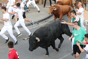 Fotos del quinto encierro de fiestas de Tafalla 2026
