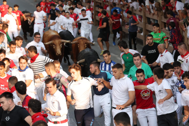 Fotos del quinto encierro de fiestas de Tafalla 2026