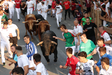Fotos del quinto encierro de fiestas de Tafalla 2026