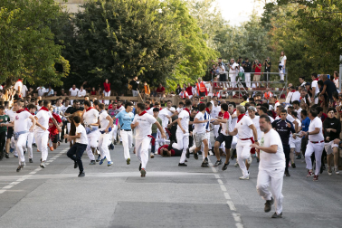 Fotos del quinto encierro de fiestas de Tafalla 2026