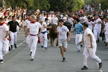 Fotos del quinto encierro de fiestas de Tafalla 2026