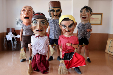 Fotos del cohete de fiestas de Oteiza