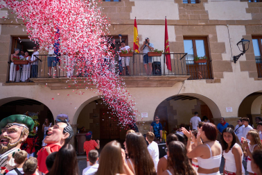 Fotos del cohete de fiestas de Allo
