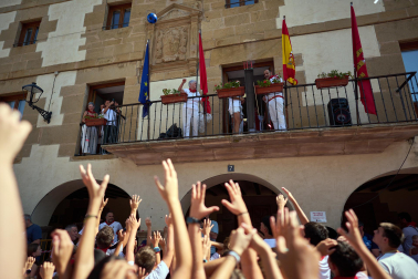 Fotos del cohete de fiestas de Allo