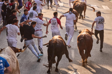 Fotos del sexto y último encierro de Tafalla 2026