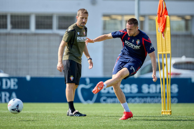 Fotos del entrenamiento de Osasuna este jueves en Tajonar