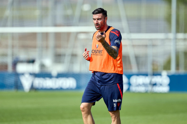 Fotos del entrenamiento de Osasuna este jueves en Tajonar