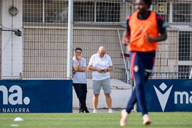 Fotos del entrenamiento de Osasuna este jueves en Tajonar