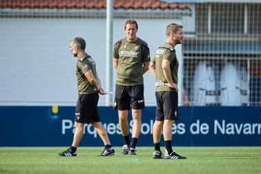 Fotos del entrenamiento de Osasuna este jueves en Tajonar