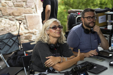 Fotos del rodaje de la película 'Hasta que el juzgado nos separe' en el valle de Baztan