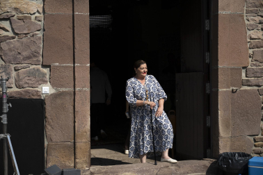 Fotos del rodaje de la película 'Hasta que el juzgado nos separe' en el valle de Baztan
